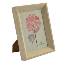 Ramka 13x18cm tworzywo tekstura drewna jasnego