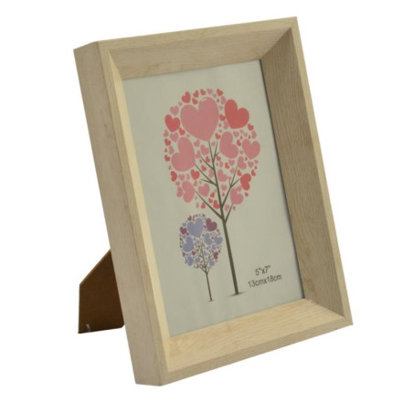 Ramka 13x18cm tworzywo tekstura drewna jasnego