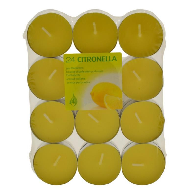 Świeca Tealight Citronella 24 sztuki