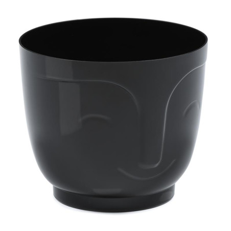 Doniczka Atena 19cm h:15,9cm czarny 198-04