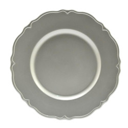 Podtalerz ozdobny 33cm srebrny 8588