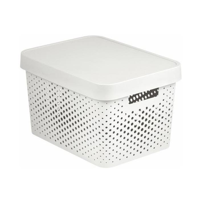 Pojemnik Infinity 17L z pokrywką biały Curver