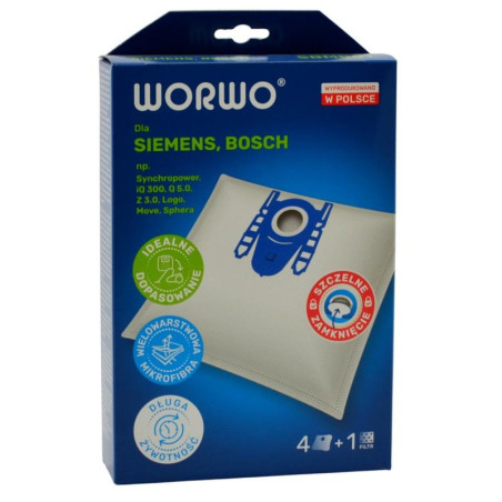 Worek do odkurzaczy Siemens/Bosch SBMB01 4szt