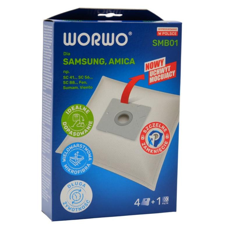 Worek do odkurzaczy Samsung/Amica SMB01 4szt