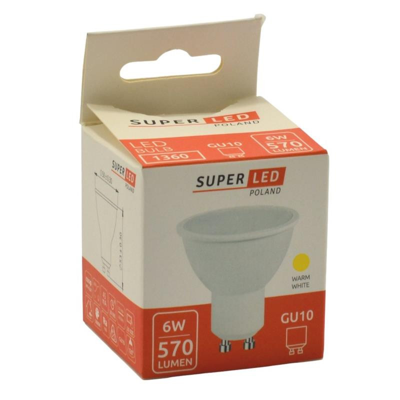 Żarówka LED GU10 6W 570lm