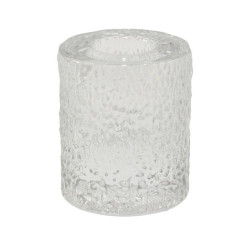 Świecznik szklany 5x5x6cm C17512-2