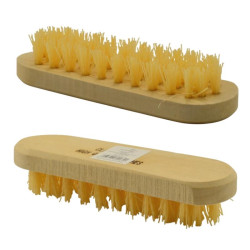 Szczotka drewniana dł.18cm szorówka nylon MR1126