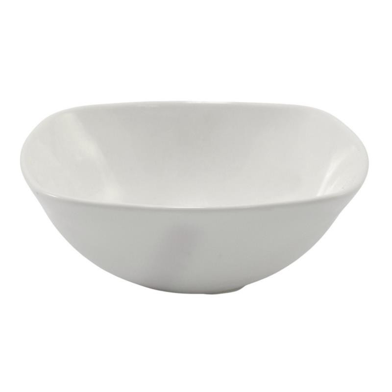 Salaterka Elit 13cm biała szkło hartowane