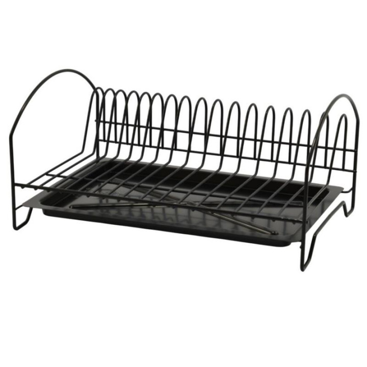 Suszarka do naczyń 1-poziomowa 40cm czarna
