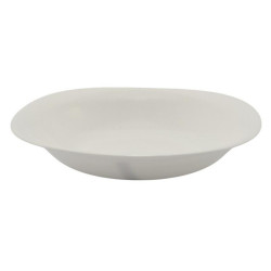 Talerz Elit głęboki 23cm biały szkło hartowane