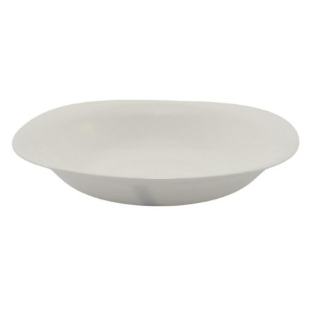 Talerz Elit głęboki 23cm biały szkło hartowane