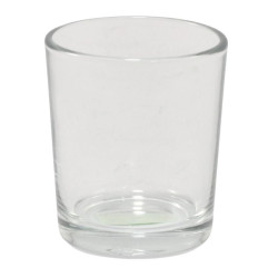 Świecznik szklany 5,5x6,5cm