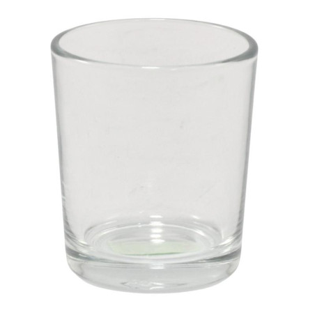 Świecznik szklany 5,5x6,5cm