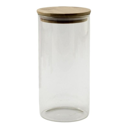 Pojemnik szklany 1,25L z pokrywką hermetyczną bambus