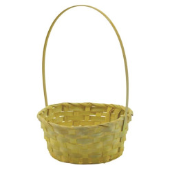 Kosz wiklinowy z rączką 23x19x10cm MRY2173