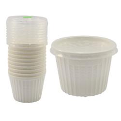 Pojemniki jednorazowe na zupę z wieczkiem 480ml 10 sztuk