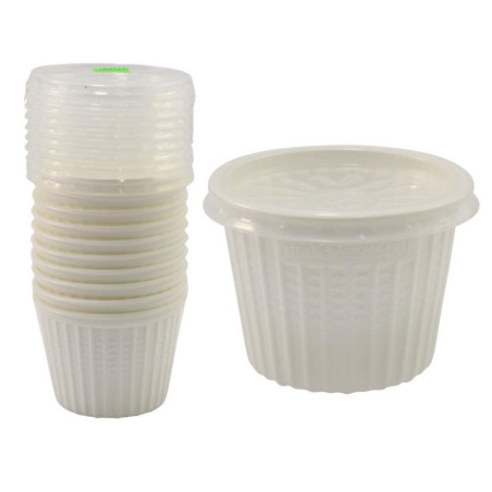 Pojemniki jednorazowe na zupę z wieczkiem 480ml 10 sztuk