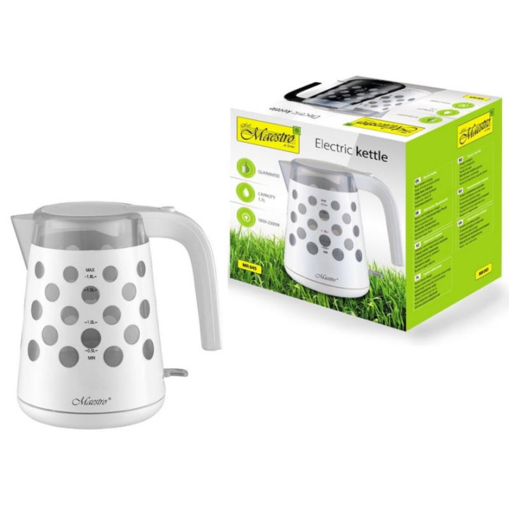 Czajnik elektryczny Maestro 1,7L MR-045 white 2200W