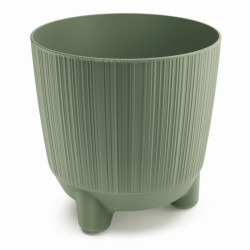 Doniczka Ryfo N 17cm zielony na nóżkach DRF170N