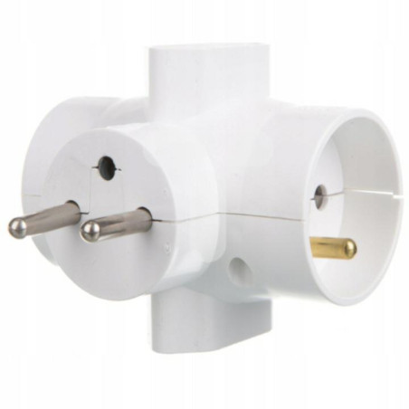 Rozgałęźnik 2 x 2P+Z / 2 x 2P/II R-46