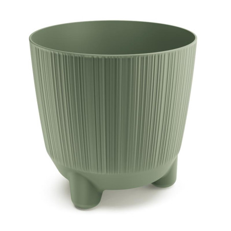 Doniczka Ryfo N 19,5 zielony na nóżkach DRF200N