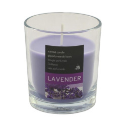 Świeca w szkle Lawenda 7x7,5cm