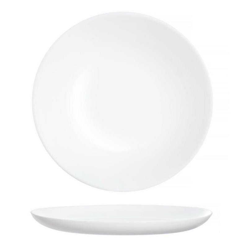 Talerz Diwali biały płytki 25cm ARC