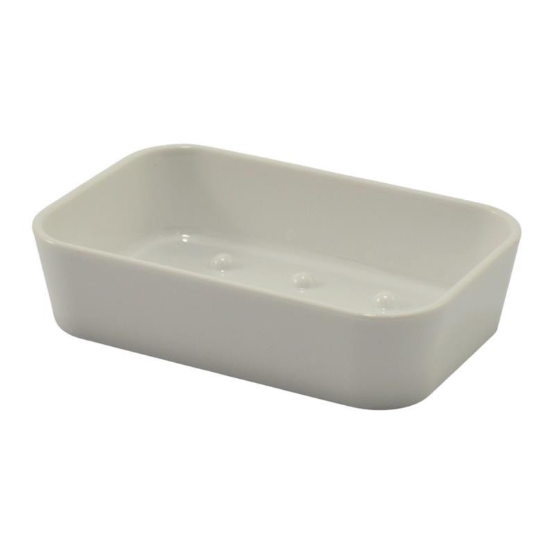 Mydelniczka plastikowa Sorrento biała