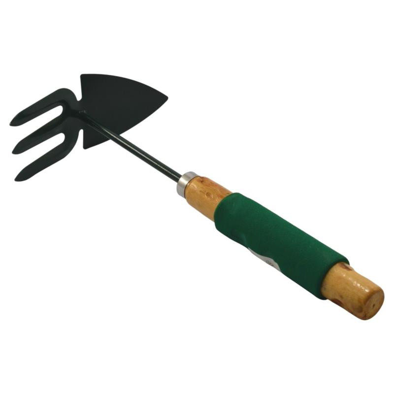 Pazurki ogrodowe metalalowe z drewnianą rączką 2w1 MRY3816