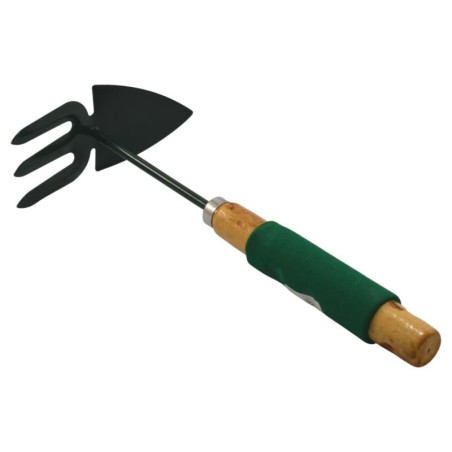Pazurki ogrodowe metalalowe z drewnianą rączką 2w1 MRY3816