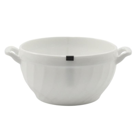 Bulionówka 750ml Eva biała szkło hartowane