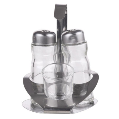 Przyprawniki  3 elementy na stojaczku