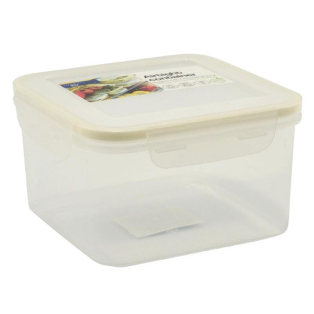 Pojemnik plastikowy kwadratowy 1,5L Clip hermetyczny