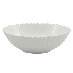 Salaterka szklana 23cm Opal Carbo biała