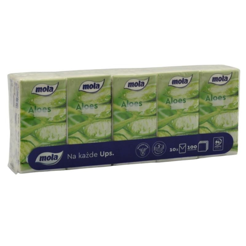 Chusteczki higieniczne Mola aloes 10szt