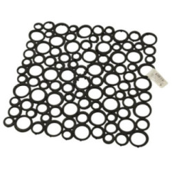 Kratka do zlewu kwadrat Bąble mix