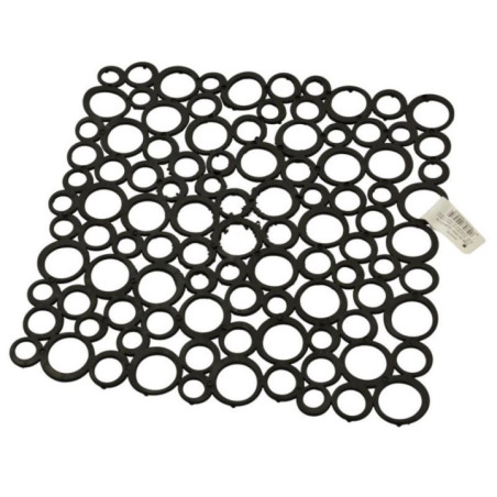 Kratka do zlewu kwadrat Bąble mix