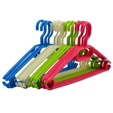 Wieszak na ubrania  5szt plastikowy WZ8-5 mix