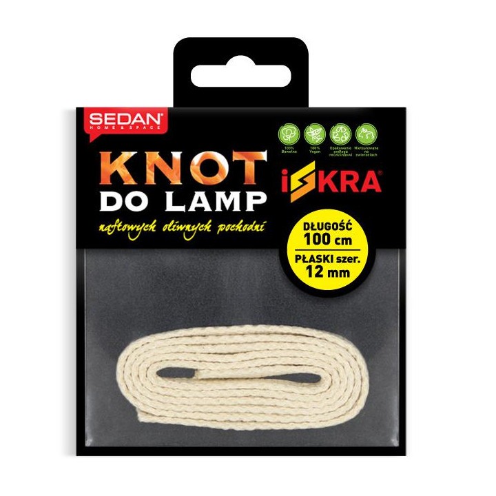 Knot do lamp naftowych 12mm