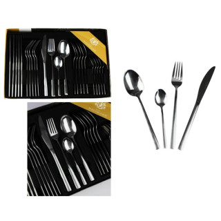 Sztućce 24 elementy Hausmann Lena połysk