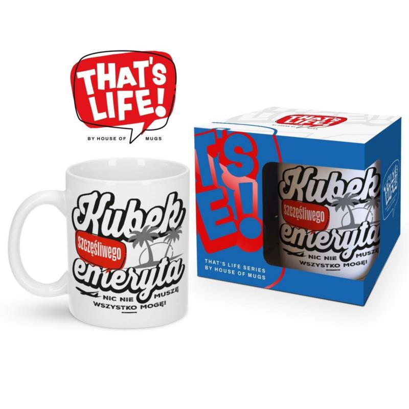 Kubek 300ml "Szczęćliwego Emeryta"