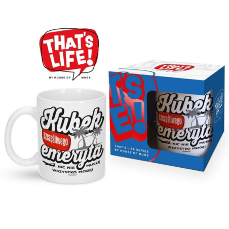 Kubek 300ml "Szczęćliwego Emeryta"