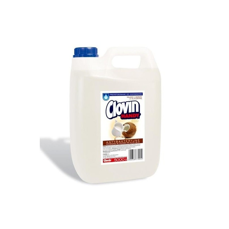 Mydło w płynie CLOVIN 5L kokos