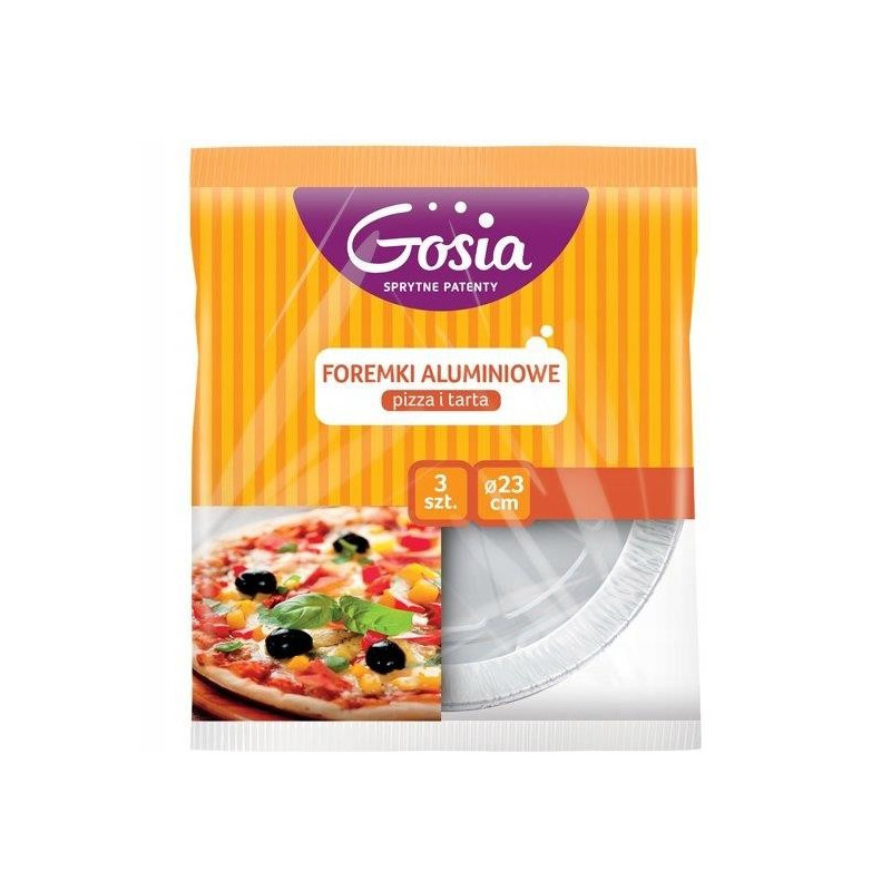 Foremki aluminiowe 3szt do pieczenia pizza