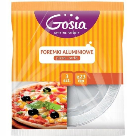 Foremki aluminiowe 3szt do pieczenia pizza
