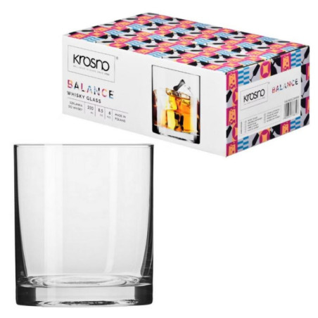 Szklanki 250ml 6szt whisky Krosno Balance