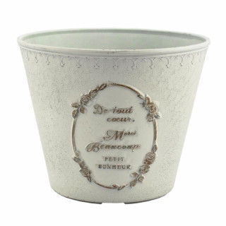 Doniczka plastikowa 27x22cm szara