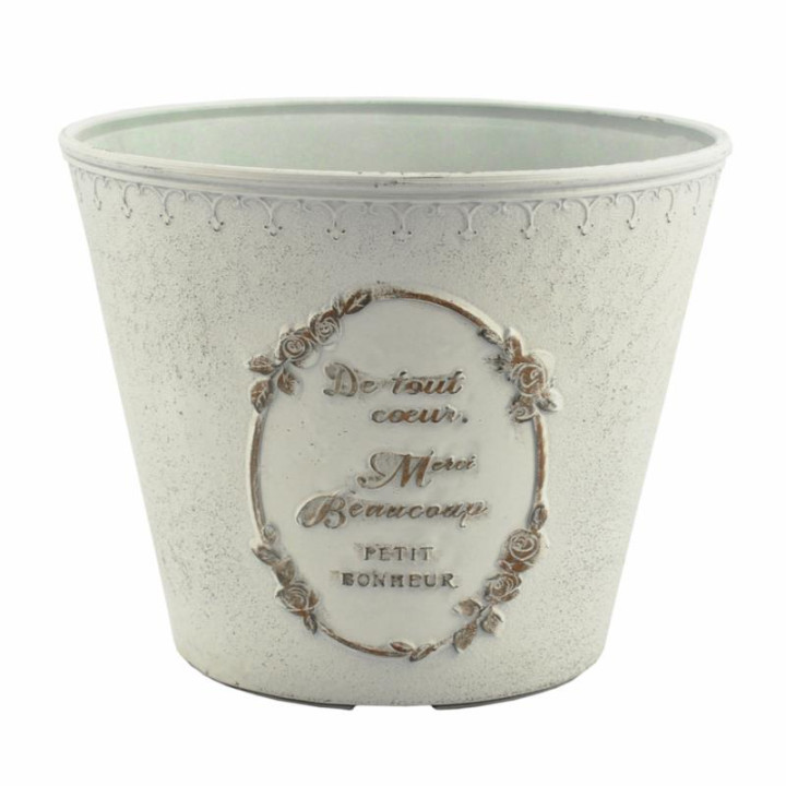 Doniczka plastikowa 27x22cm szara