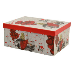 Pudełko ozdobne 33x25x15cm Love