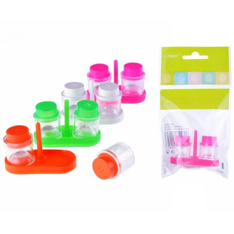 Solniczka + pieprzniczka plastikowa mini mix